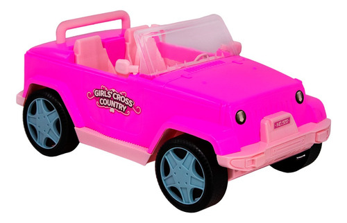 Muñeca Articulada Coche Convertible 4x4 Juguete Niñas 30 Cm