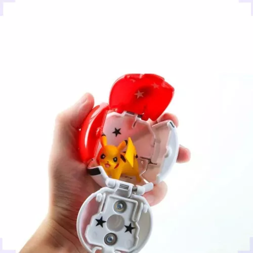 Pokebola Kit C/ 12 Pçs Bola Pokemon Pop-up Com Boneco Dentro em