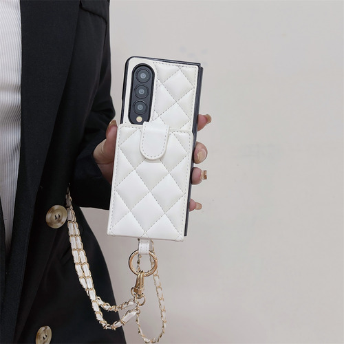 Funda De Cuero De Lujo For Samsung Galaxy Z Fold 5 4 3 Fold