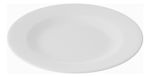 Prato Raso De Melanina Basic 25,5cm Branco 2834 Lyor