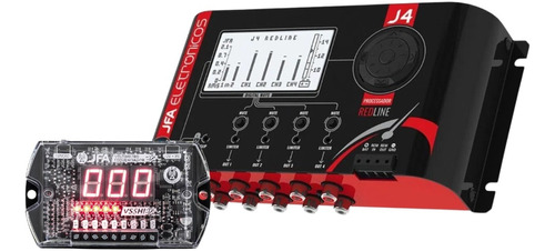 Processador De Áudio J4 Jfa + Sequenciador Voltimetro Vs5 Hi 12v