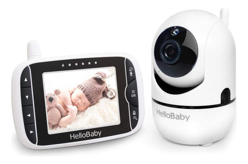 Hellobaby Monitor De Bebé Con Cámara Vision Nocturna