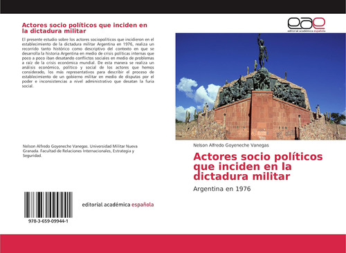 Libro: Actores Socio Políticos Que Inciden En La Dictadura M