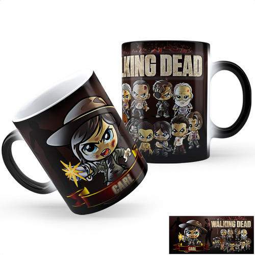 Taza Mágica The Walking Dead Carl Calidad