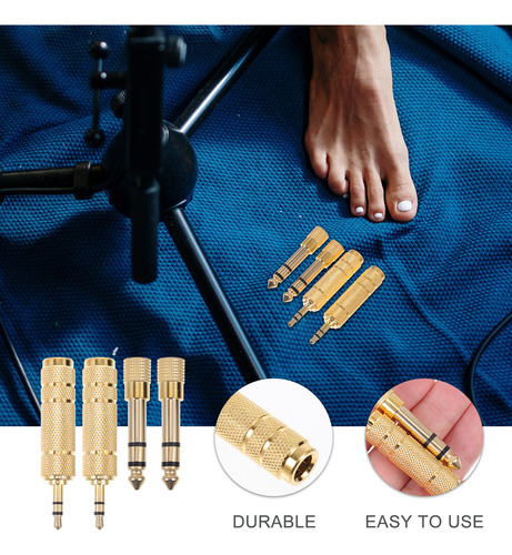 Adaptador De Audio Plug Converter, 4 Piezas