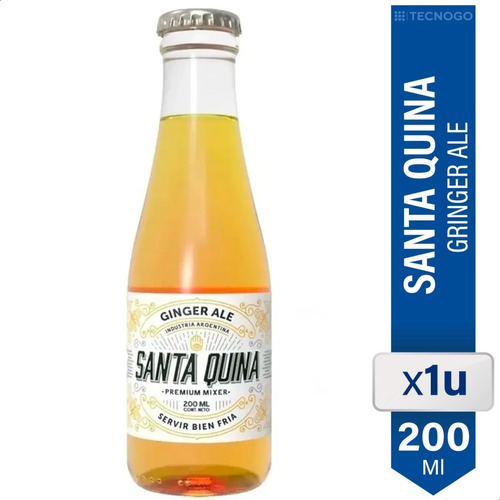 Santa Quina Ginger Ale Vidrio 200ml 