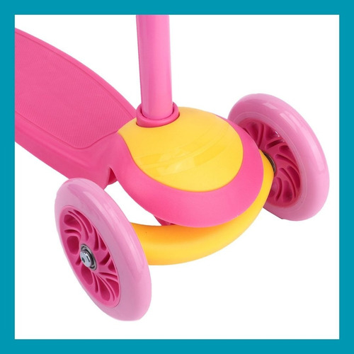 Monopatin Infantil 3 Ruedas Con Luces Led Hasta 40kg