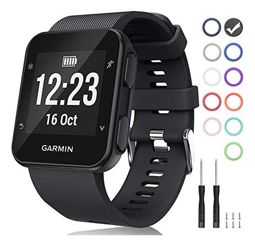 Band Compatible Garmin Forerunner 35 Pulsera De Silicon...