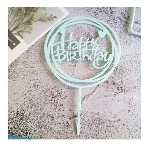 Topper Para Cakes Cumpleaños 