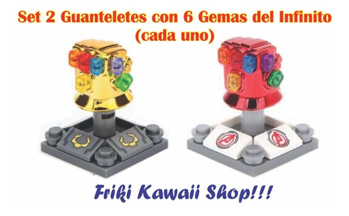 Guante Infinito Iron Man Set 2 Pcs Avenger End Game Infinity