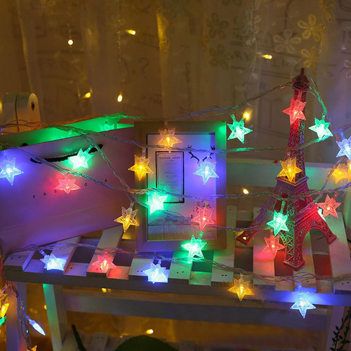 Luces De Hadas Con Pilas Luces De Cadena De Estrellas Imperm