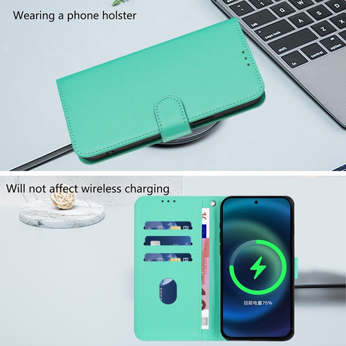 Funda De Poliuretano De Color Liso Para Cubot Max 5