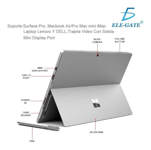 Adaptador Mini Dp Display Port A Hdmi Macbok 2k