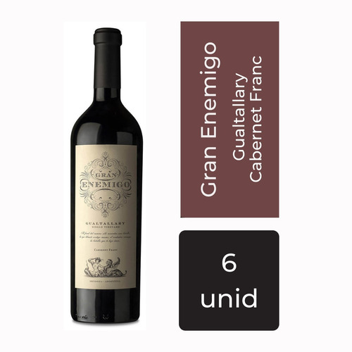 Vino Gran Enemigo Gualtallary Caja X6 750ml Mp Drinks