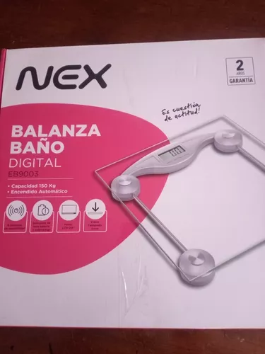 BALANZA DE BAÑO DIGITAL NEX EB9003 - Vea