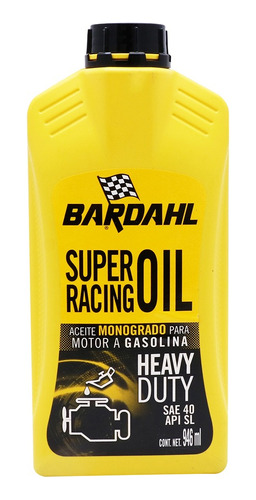 Aceite Para Motor Monogrado Bardahl Hd40