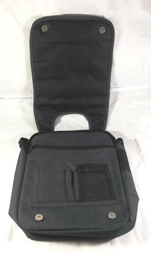 Imagen 6 de 8 de Morral Caterpillar Porta Tablet iPad Hasta 12¨ Color Gris
