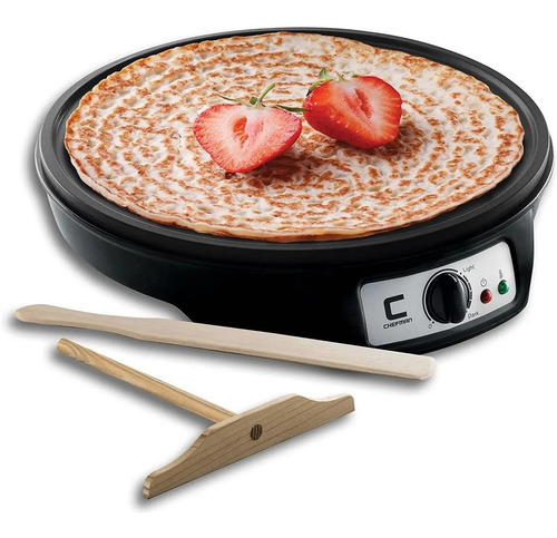 Crepera Eléctrica De 12 Pulgadas 1000 W Chefman Rj33-c-mx