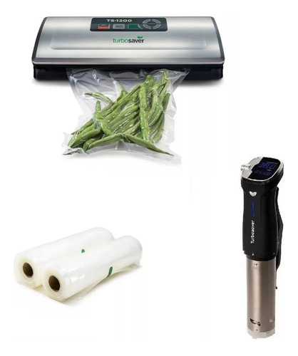 Envasadora Turbosaver Ts-1200 + Sous Vide Ts-sv30 + Br-2805p