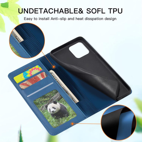 Funda Carcasa Cartera Cuerocon Para Galaxy J6 Plus+mica