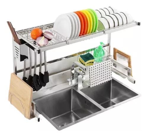 Rack Secador/ Escurridor De Loza - Acero Inoxidable - 85 Cm