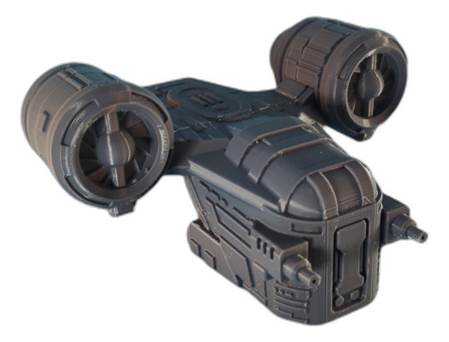 Razor Crest Chibi: La Nave De Aventura Adorable