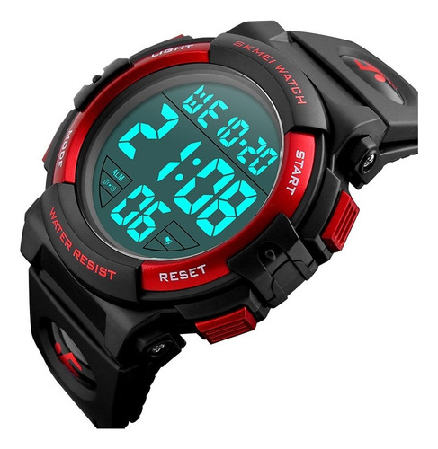 Reloj Deportivo Impermeable Y Digital Con Luces Led P/hombre