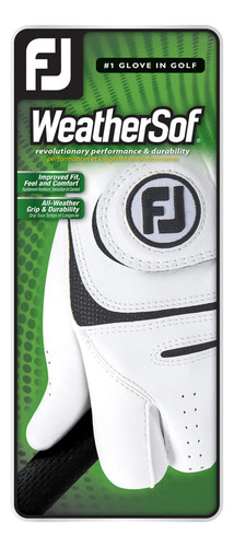 Guantes De Golf Footjoy Weathersof Para Hombre, Color Blanco