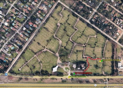 Imagen 3 de 7 de Venta A Perpetuidad - Parcela En Jardín De Paz Pilar - Sector 63 Zorzal - Excelente Ubicación Cerca Del Acceso Al Parque Y Del Estacionamiento - Propietario Directo - Sin Comisión