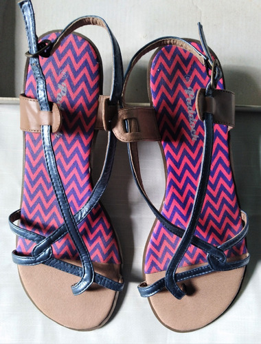 Sandalias Dama Paddock Talle 40, Comodas, Casi Nuevas