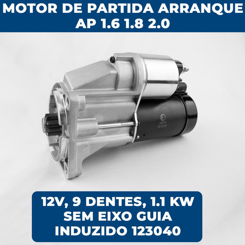 Motor Arranque Partida Santana Gol Parati Ap Partida Rápida