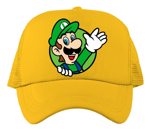 Gorra Personaje Luigi Mario Bros Toad Nintendo Killroy