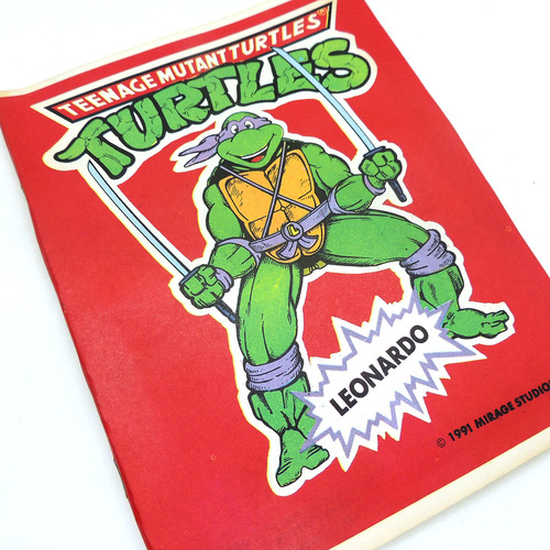 Tortugas Ninja Tmnt Cuaderno Leonardo 90s Cadl Madtoyz