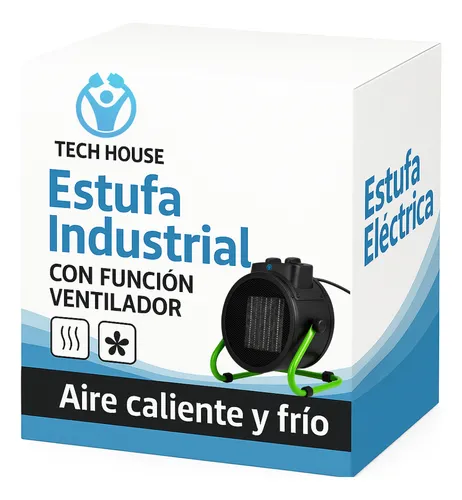 Estufa Cañon Calor Economico Programable Muy Segura Con Gtia Negros