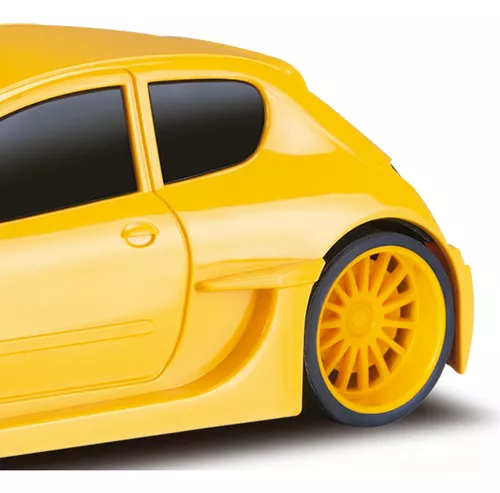 Brinquedo Infantil Carro Carrinho de Corrida Legends Amarelo