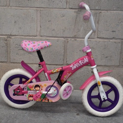 Bicicleta  Veloci Usada Joy Y Fun Haditas R12 Rosa
