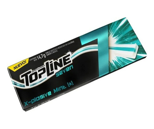 Chicle Top Line Menta Pack X 16 Un