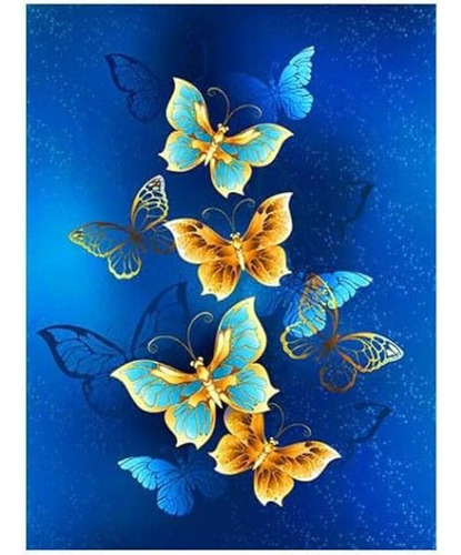 Diamond Painting 30x40cms Diamantes Redondos Mariposas