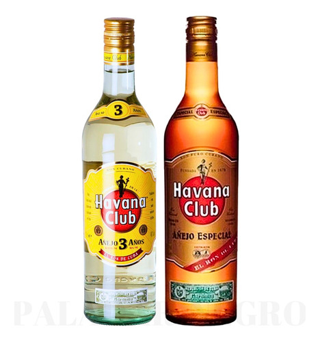 Combo Ron Havana Club Añejo 3años + Especial X2 Paladarnegro