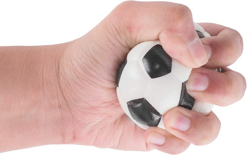 12 Pelotitas Antiestres Squishy Espuma Tipo Balón De Futbol