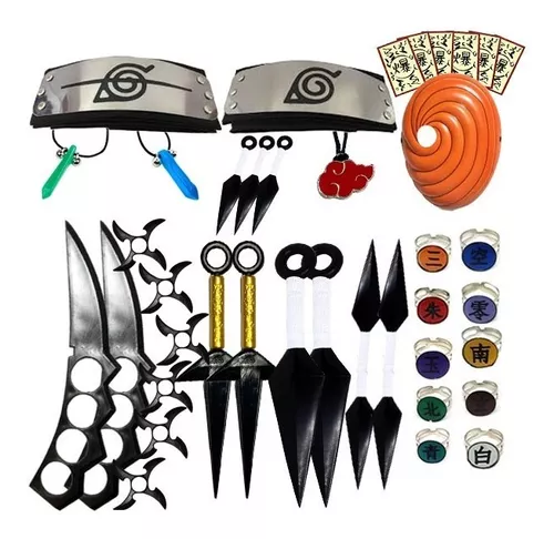 KIT COLAR AMIZADE NARUTO NUVEM - 3 CARTELAS - CANETAS ATACADO