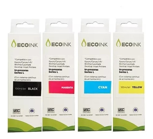 Tinta Brother Epson Canon Hp Compatible Premium Pack X4