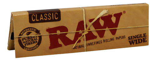 Seda Raw Single Wide Classic (caderno Com 50 Folhas)