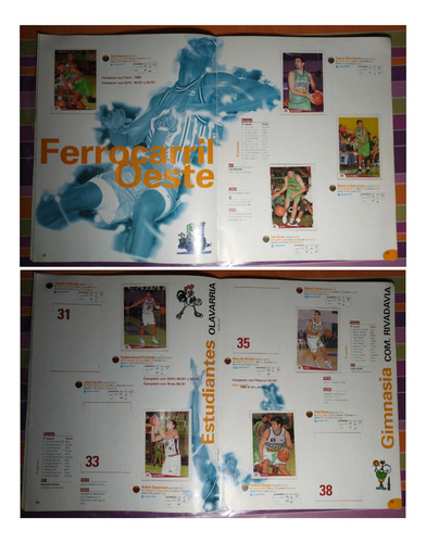 Album Figuritas Olé Liga Nacional - Muy Bueno - Está Manu! (Usado)