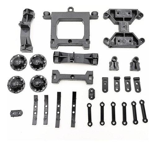Juego De Piezas De Remolque Q Upgrade Diy Para Wpl 1/16 Mili