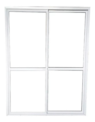 Puerta Ventana Balcón Aluminio Blanco Vidrio Entero 180x200