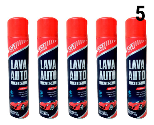 Lava Auto A Seco Gt 2000 - Baston - 5 Unidades