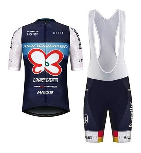 Uniforme Ciclismo Mondraker Jersey + Short Bib Bici Ruta Mtb