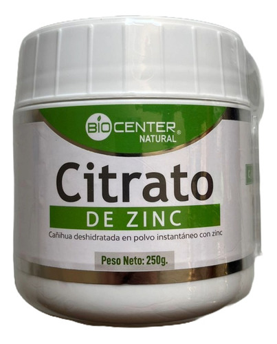 Citrato De Zinc 250g - Biocenter