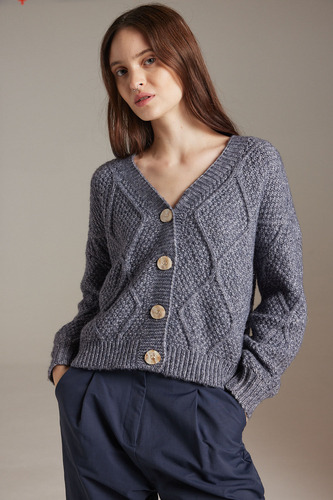 Cardigan Knitted Ohnest  Mujer Portsaid